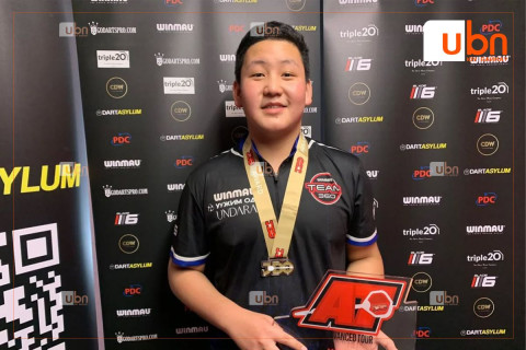 Дэлхийн дартсын чансааг Х.Тэргэл хүү тэргүүлж байна