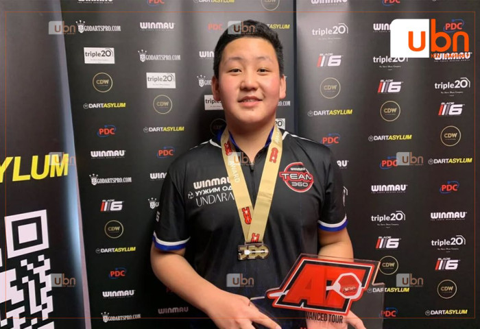 Дэлхийн дартсын чансааг Х.Тэргэл хүү тэргүүлж байна