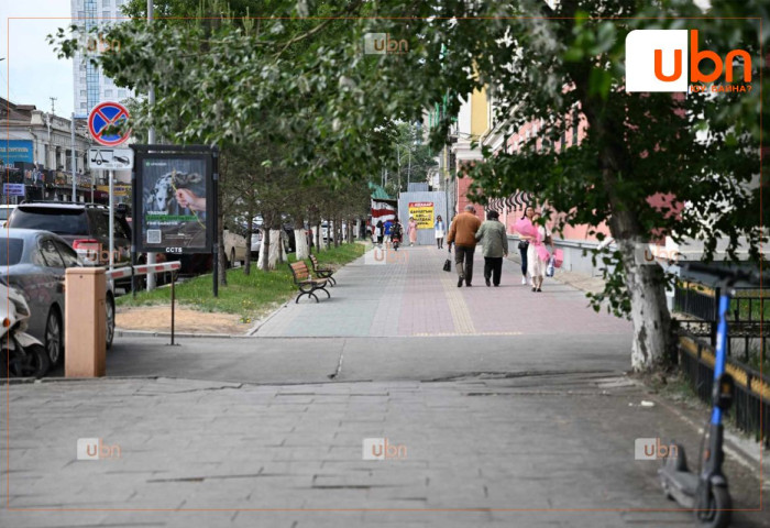 Сүхбаатар дүүрэгт 37 мянган ам.метр явган хүний замын засвар, арчлалтыг энэ сарын 20-ноос эхлүүлнэ