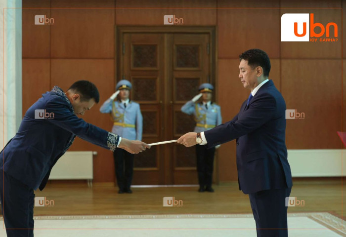 БНКУ-аас Монгол Улсад суух Онц бөгөөд Бүрэн эрхт Элчин сайд Итгэмжлэх жуух бичгээ өргөн барив
