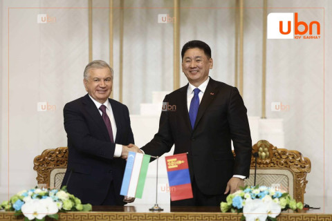 Ерөнхийлөгч У.Хүрэлсүх, Шавкат Мирзиёев нар Иж бүрэн түншлэлийн харилцаа тогтоосноо зарлалаа