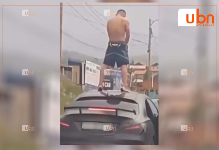 Олон нийтийн газар автомашин дээрээ зогсож, бие зассан асуудлыг цагдаагийн байгууллага шалгаж байна