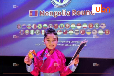 Дэлхийн математикийн тэмцээнд түрүүлсэн 8 настай Г.Хүслэн охин