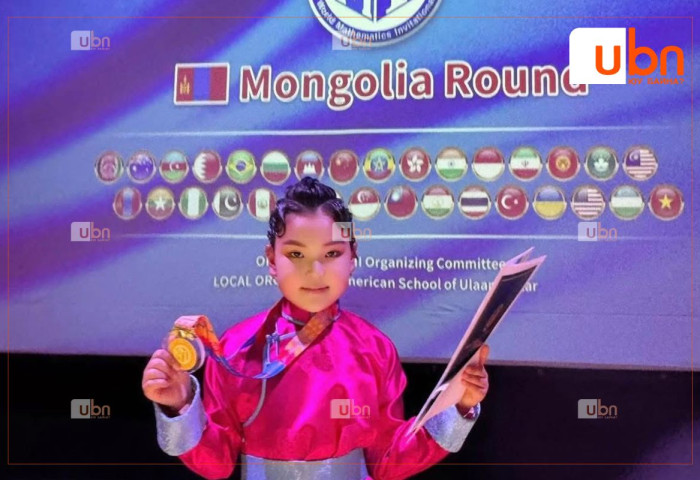 Дэлхийн математикийн тэмцээнд түрүүлсэн 8 настай Г.Хүслэн охин