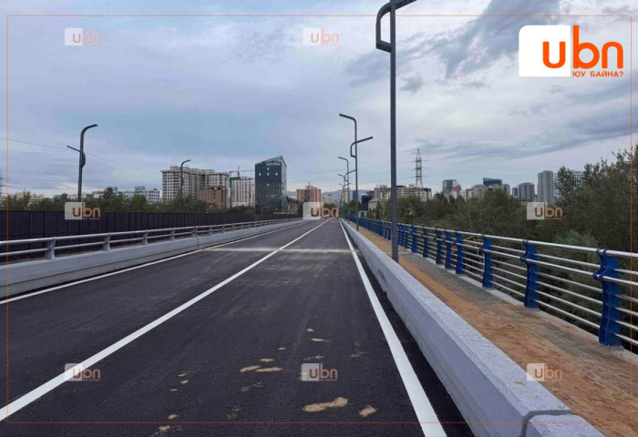 Зайсангийн гүүрний зорчих хөдөлгөөнийг өнөөдөр нээлээ