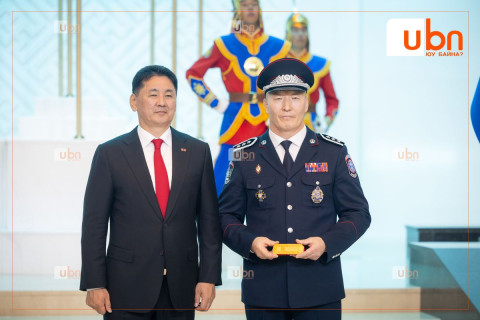 Цагдаагийн хурандаа О.Ганбат БРИГАДЫН ГЕНЕРАЛ цол хүртлээ