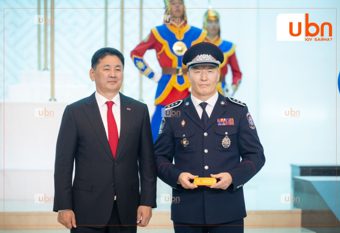 Цагдаагийн хурандаа О.Ганбат БРИГАДЫН ГЕНЕРАЛ цол хүртлээ
