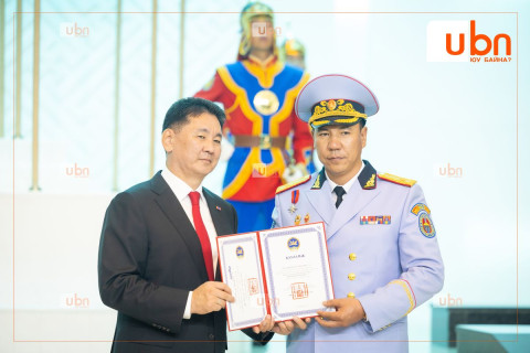 ОБЕГ-ын тэргүүн дэд дарга бөгөөд штабын дарга Ц.Ганзориг БРИГАДЫН ГЕНЕРАЛ цол хүртлээ