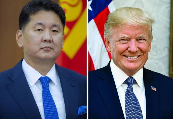 Ерөнхийлөгч У.Хүрэлсүхэд АНУ-ын Ерөнхийлөгч Д.Трамп баяр наадмын мэндчилгээ ирүүллээ