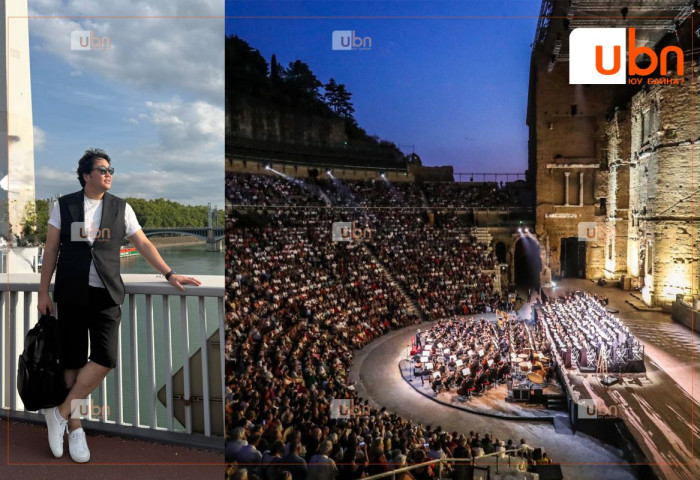 Г.Ариунбаатар Францын Оранж хотын Theatre antique d’Orange-д тоглоно