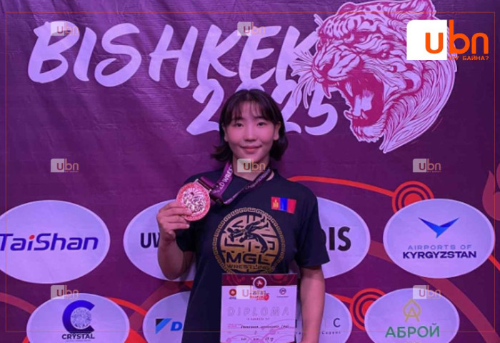 Л.Эрдэнэболор чөлөөт бөхийн “U20” насны Азийн аваргаас хүрэл медаль хүртжээ