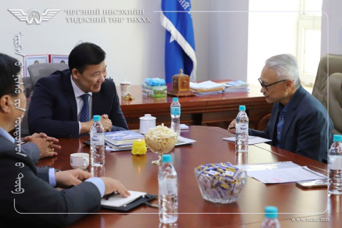 Иргэний нисэхийн агаарын навигацийн үйлчилгээний байгууллага (CANSO)-ын ази номхон далайн бүсийн төвийн дарга Cо Потинтой уулзалт хийлээ