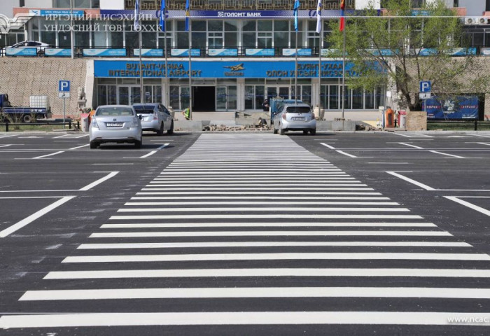 “Буянт-ухаа” олон улсын нисэх буудлын 29,000 м2 талбайд зам засварын ажил хийгдэж дууслаа