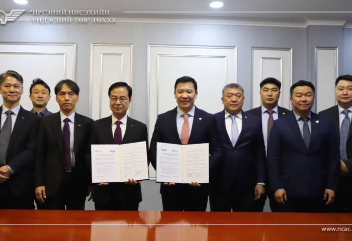 “Иргэний нисэхийн үндэсний төв” ТӨХХК БНСУ-ын газрын тосны чанар хангамжийн газар хооронд техникийн хамтын ажиллагааны тухай харилцан ойлголцлын санамж бичиг байгууллаа