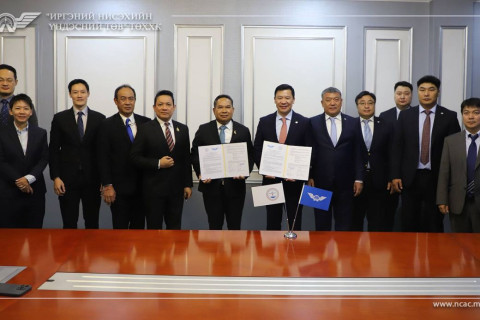 “Иргэний нисэхийн үндэсний төв” ТӨХХК  “Аэронотикал радио тайланд“ ХХК хооронд хамтын ажиллагааны санамж бичиг байгууллаа