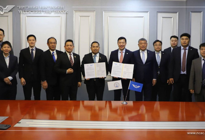 “Иргэний нисэхийн үндэсний төв” ТӨХХК  “Аэронотикал радио тайланд“ ХХК хооронд хамтын ажиллагааны санамж бичиг байгууллаа