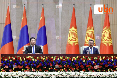 Ерөнхийлөгч У.Хүрэлсүх, С.Жапаров нар “Иж бүрэн түншлэл”-ийн харилцаа тогтоосноо зарлалаа