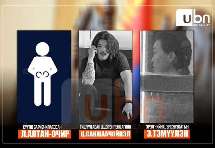 Ц.Санжаачойпэл, Э.Тэмүүлэн, Л.Алтан-Очир нарыг 30 хоног цагдан хорих шийдвэр гаргалаа