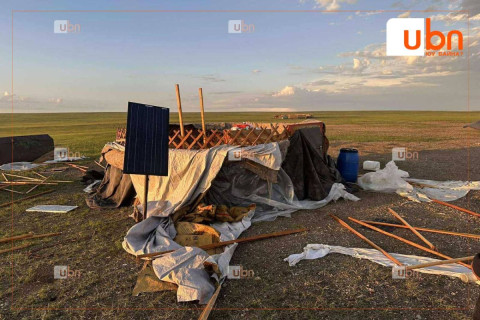 Өчигдрийн орсон бороонд 116 айлын гэр нурж, хашаа байшингийн дээвэр хууларчээ