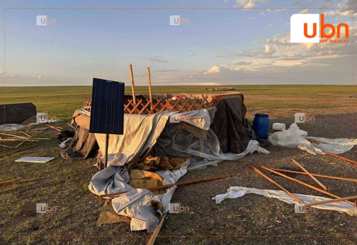 Өчигдрийн орсон бороонд 116 айлын гэр нурж, хашаа байшингийн дээвэр хууларчээ