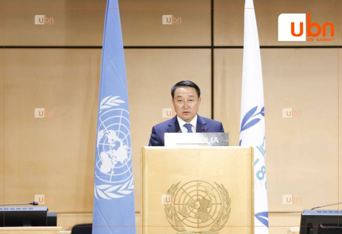 УИХ-ын дарга Д.Амарбаясгалан Парламентын дарга нарын дэлхийн 6-р бага хуралд үг хэллээ