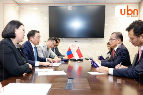 УИХ-ын дарга Д.Амарбаясгалан: Сингапур Улстай улс төрийн яриа хэлэлцээг бүх түвшинд идэвхжүүлэх, хамтын ажиллагааны цар хүрээг өргөжүүлэх эрмэлзэлтэй байна