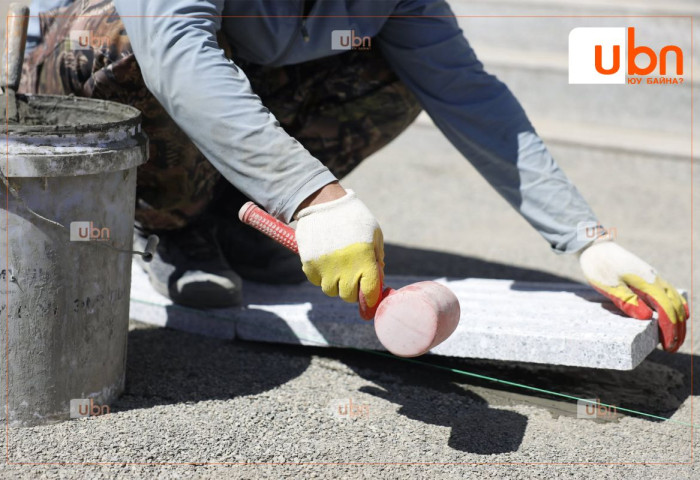 Зүүн 4 замаас Офицерын тойрог хүртэлх явган замыг есдүгээр сарын 1-ээс өмнө дуусгана