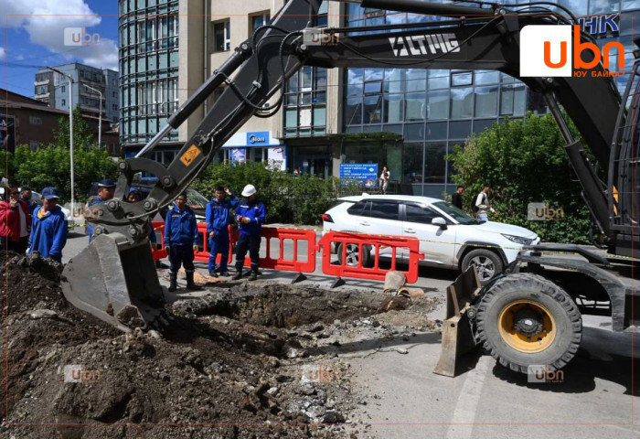 10 дугаар хорооллын халуун ус, дулааны шугамын гэмтэл засварлах ажлыг эхлүүллээ