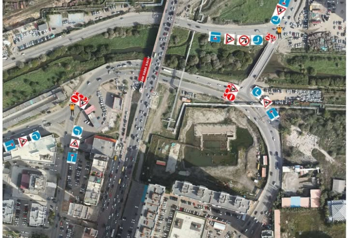 Энхтайваны гүүрний доод хэсгийн замыг хааж, борооны ус зайлуулах шугам угсарна