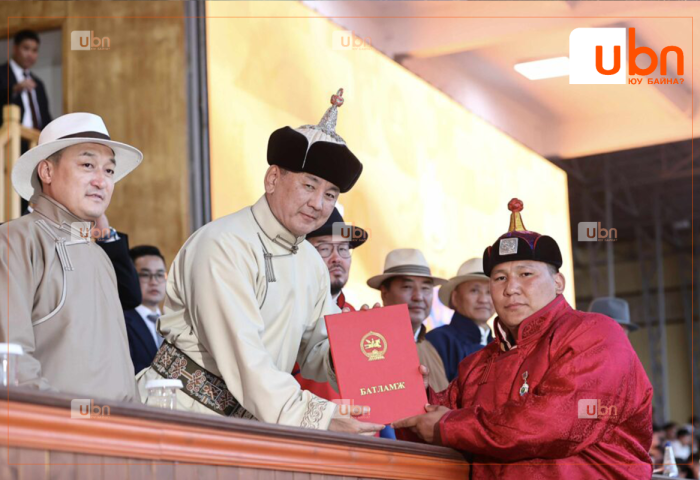 Улсын начин Ш.Отгонтөгсийн цолны мялаалга наадмын түрүү бөх 10 сая төгрөгийн бай гардана