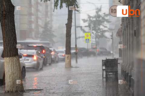 Маргааш нийслэлд бороо, мөндөр үргэлжлэн орж, 16 хэм дулаан байна