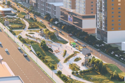 “Барс“ захын хойно баригдаж буй далд зогсоол бүхий цэцэрлэгт хүрээлэнг “УБТЗ“ ХНН хувийн хэвшилтэй хамтран барьж байгаа тул нийслэлээс төсөв гарахгүй гэв