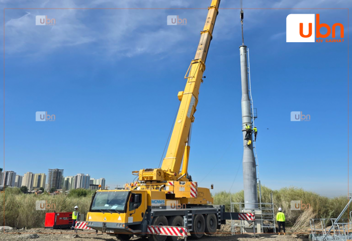 Дүүжин замын тээврийн тулгуур баганыг суурилуулж эхэллээ