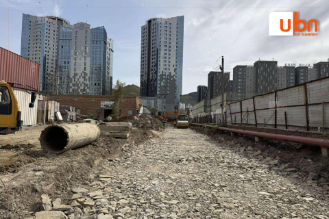 “Хүннү 2222” хорооллыг “Ривер гарден“ хотхонтой холбох 120 метр авто замын ажил эхэллээ