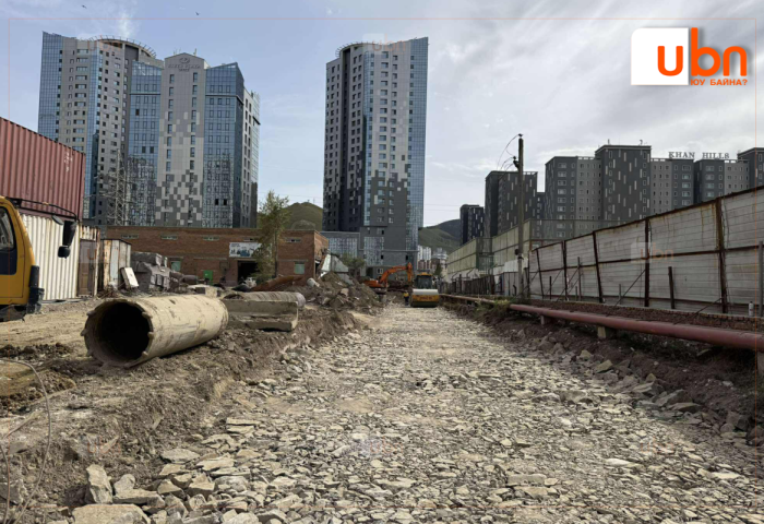 “Хүннү 2222” хорооллыг “Ривер гарден“ хотхонтой холбох 120 метр авто замын ажил эхэллээ