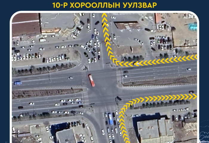 ТАНИЛЦ: Зам тавьж өгөөд, байнга баруун эргэх боломжтой уулзварууд