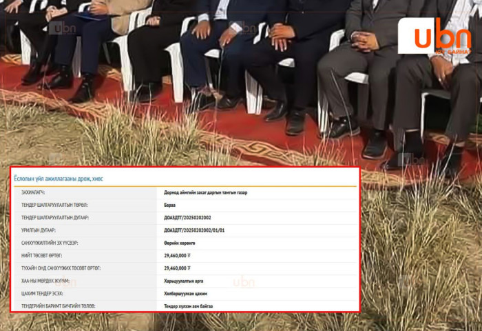 ТЕНДЕР: Дорнод аймаг 29 сая төгрөгөөр ёслолын улаан хивс, дрож, 37 сая төгрөгөөр тараах материал худалдаж авах тендер зарлажээ