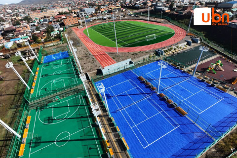 Сонгинохайрхан дүүргийн 3 дугаар хороонд спорт цогцолборын бүтээн байгуулалтыг ашиглалтад орууллаа