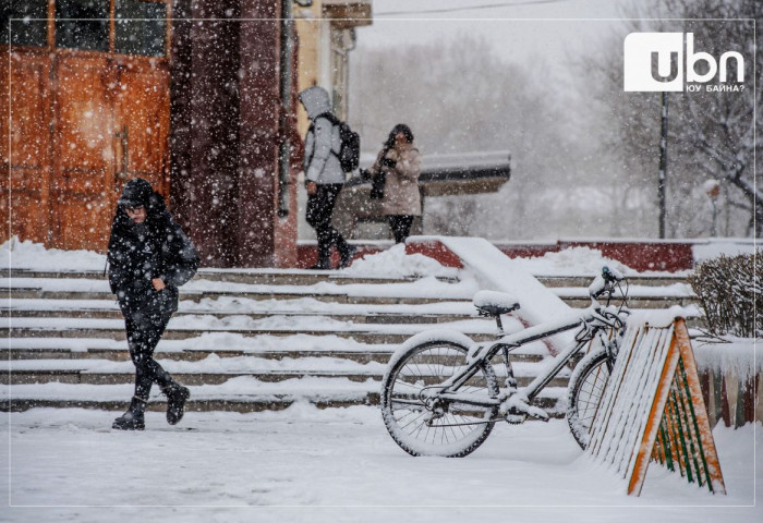 ЦУОШГ: Шинэ 7 хоногийн эхний өдрүүдэд ихэнх нутгаар хүйтэрч, нойтон цас орно