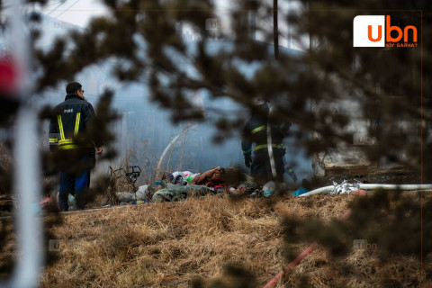 СЭРЭМЖЛҮҮЛЭГ: Гэр шатаж, 25 настай эмэгтэй 3 настай охины хамт амиа алджээ