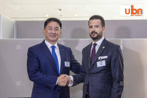 Монгол Улсын Ерөнхийлөгч У.Хүрэлсүх Монтенегро Улсын Ерөнхийлөгч Яков Милатовичтой уулзлаа