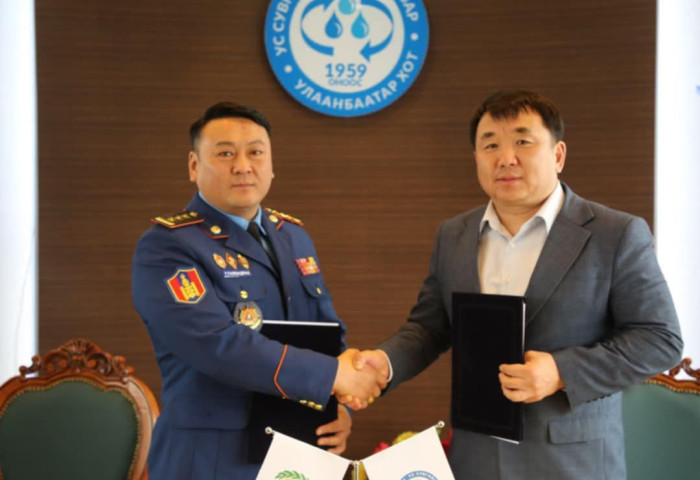 Ус сувгийн удирдах газар, Нийслэлийн онцгой байдлын газартай хамтран ажиллах хамтын ажиллагааны санамж бичигт гарын үсэг зурлаа