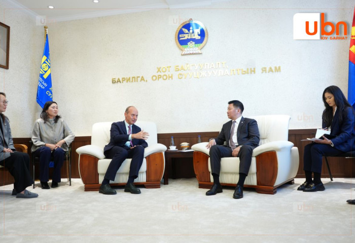 ХББОС-ын сайд Э.Бат-Амгалан Дэлхийн ногоон барилгын зөвлөлийн төлөөлөгчтэй уулзав