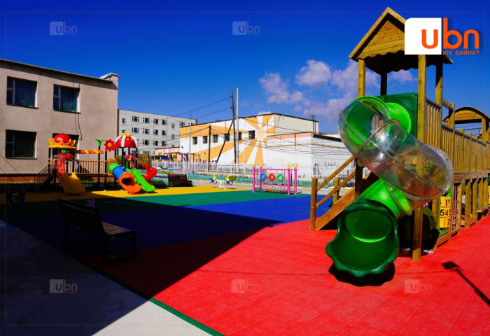 51-р цэцэрлэгийн гадна талд хүүхдийн тоглоом, авто зогсоол, явган хүний зам бүхий иж бүрэн тохижилт хийжээ