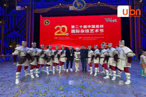 Монголын залуу циркчид Хятадын олон улсын тэмцээнээс “Хүрэл арслан” цом хүртлээ