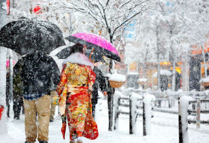 Японд их хэмжээний цас орсны улмаас цахилгаангүй болжээ