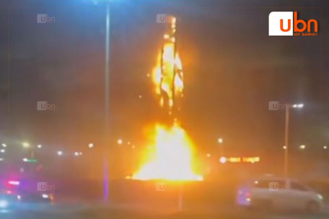 ЦЕГ: Согтуурсан үедээ Баянбүрдийн тойргийн хөшөөний доор гал түлж, хөшөөг шатаасан хэргийг шалгаж байна