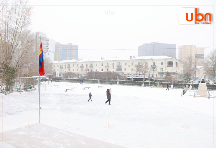 Маргааш Улаанбаатарт -7 хэм хүйтэн. Цастай