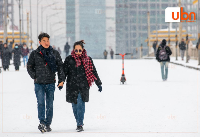 ӨГЛӨӨНИЙ МЭНД: Улаанбаатарт -8 хэм хүйтэн. Өдөртөө ялимгүй цас орно