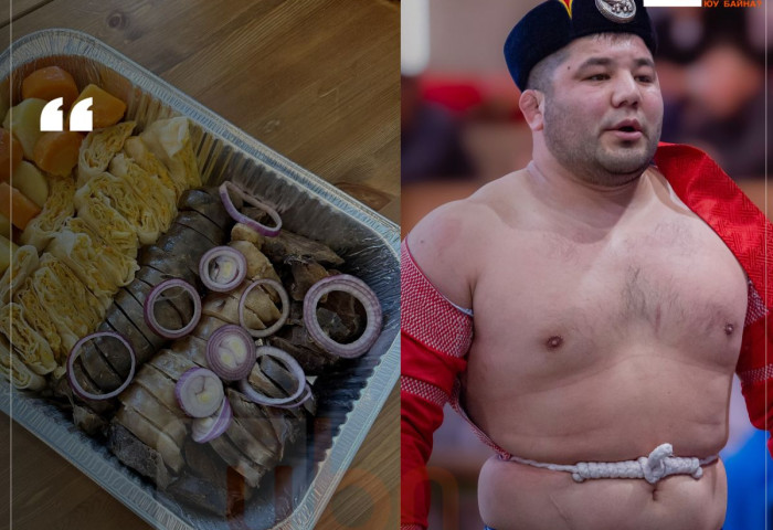 “Алтан цом“-ын барилдааны үеэр  Улсын Заан Б.Серик  “Заан Каз“-аа зарахаар болжээ